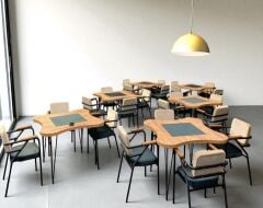 Okey Masası (116x116) Suntalam ve 4 Yeni Nesil Sandalye Seti: Keyifli Anlarınıza Özel Tasarım