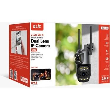 Blic BLM-50 Dual Lens IP Kamera - 4MP, 8x Zoom, Wi-Fi