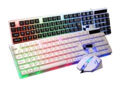 SFT-350 RGB Aydınlatmalı Oyuncu Klavye ve Mouse Seti – Kablolu, 3 Renk Seçeneği, Türkçe Q